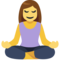 Person in Lotus Position emoji on Facebook